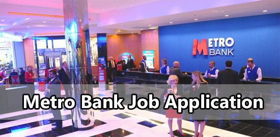 Metro Bank Job Application